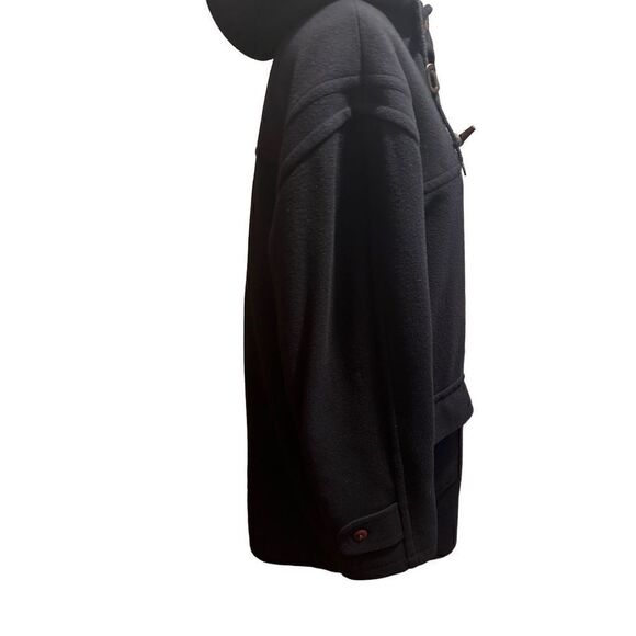 Vintage LL Bean 100% Wool Thinsulate Plaid Lining Mens Navy Coat Size M Tall USA - Picture 6 of 12